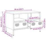 Tv Cabinet 68X39X43.5 Cm Cold-Rolled Steel