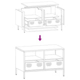 Tv Cabinet 68X39X43.5 Cm Cold-Rolled Steel