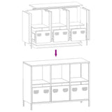 Sideboard 101.5X39X73.5 Cm Cold-Rolled Steel
