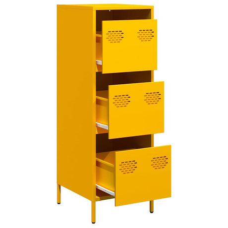 Highboard Mustard 39X35X103.5 Cm Steel