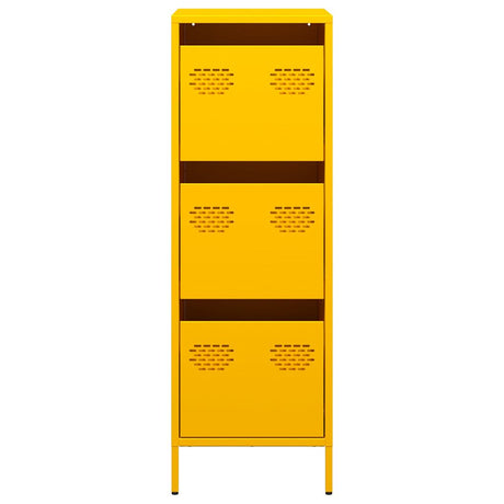 Highboard Mustard 39X35X103.5 Cm Steel