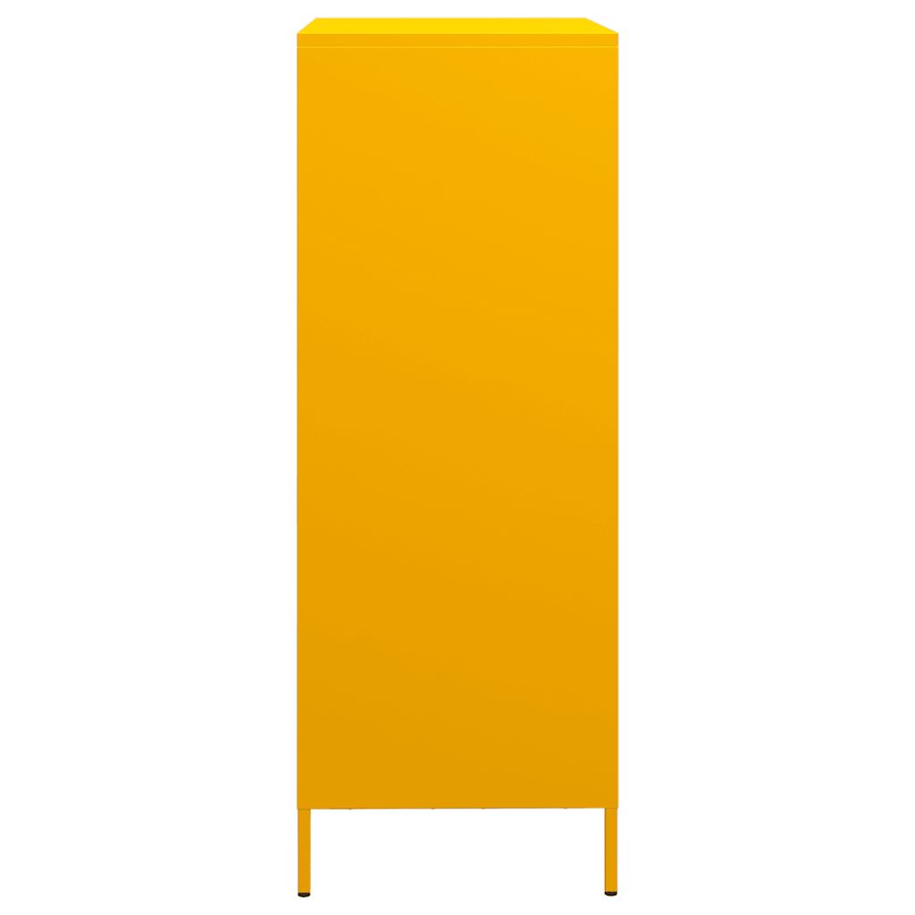 Highboard Mustard 39X35X103.5 Cm Steel