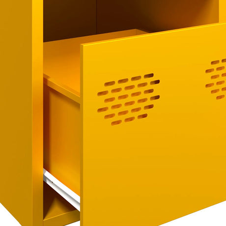 Highboard Mustard 39X35X103.5 Cm Steel