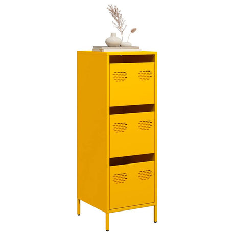 Highboard Mustard 39X35X103.5 Cm Steel