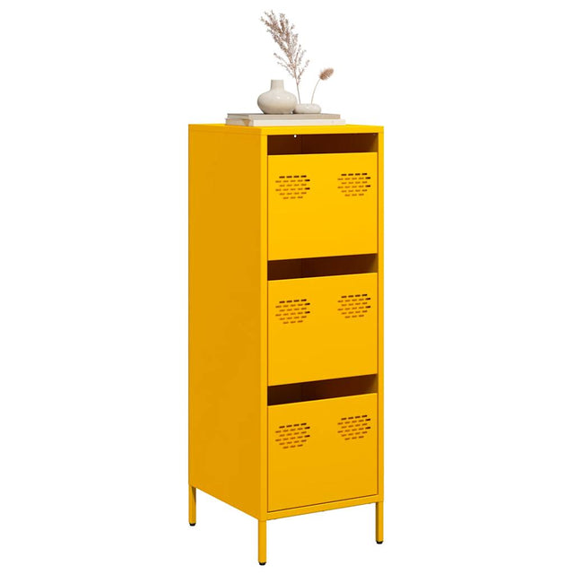 Highboard Mustard 39X35X103.5 Cm Steel