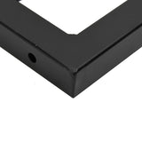 Basin Shelf Wall Mounted Steel And Solid Wood Acacia