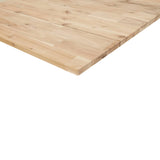 Basin Shelf Wall Mounted Steel And Solid Wood Acacia