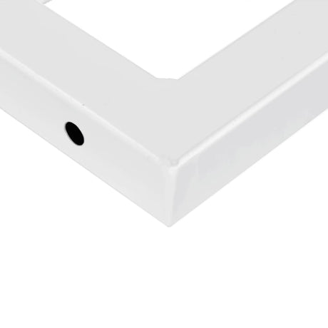 Basin Shelf Wall Mounted Steel And Solid Wood Acacia