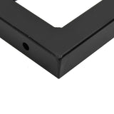 Basin Shelf Wall Mounted Steel And Solid Wood Acacia