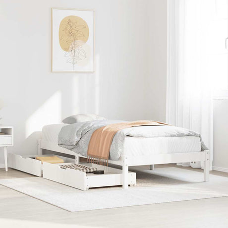 Bed Frame Without Mattress Small Double Solid Wood Pine