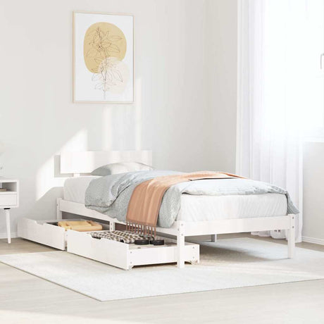 Bed Frame Without Mattress Small Single Solid Wood Pine