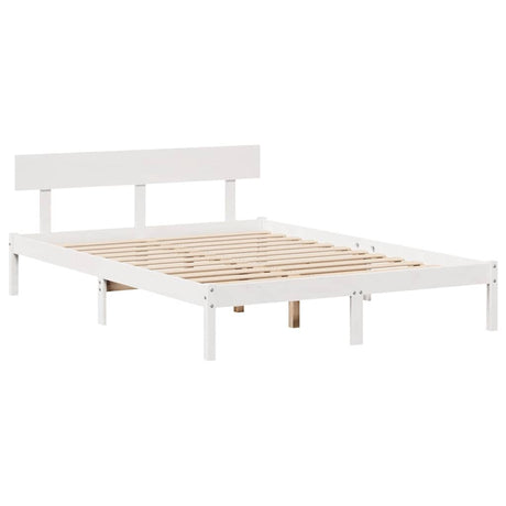 Bed Frame Without Mattress Small Double Solid Wood Pine