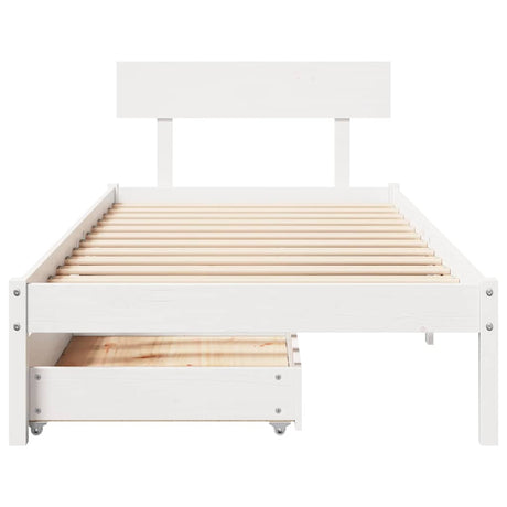 Bed Frame Without Mattress Solid Wood Pine