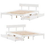 Bed Frame Without Mattress Solid Wood Pine