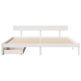 Bed Frame Without Mattress Super King Solid Wood Pine