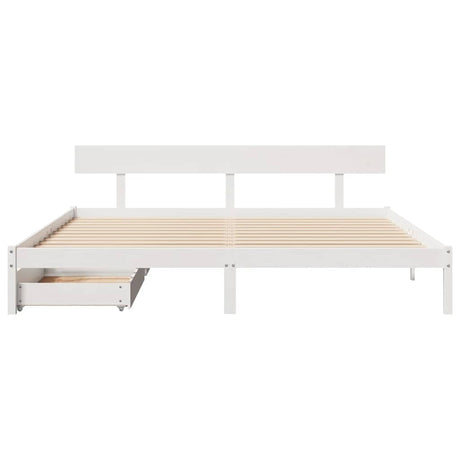 Bed Frame Without Mattress Solid Wood Pine