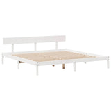 Bed Frame Without Mattress Solid Wood Pine