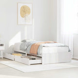 Bed Frame Without Mattress Small Double Solid Wood Pine
