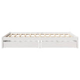 Bed Frame Without Mattress Small Double Solid Wood Pine