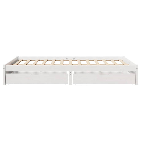 Bed Frame Without Mattress Small Double Solid Wood Pine