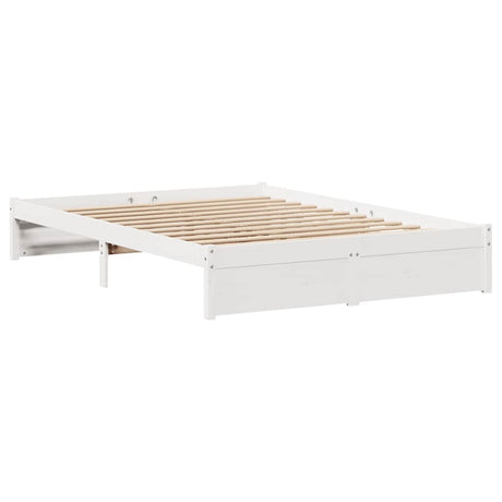 Bed Frame Without Mattress Small Double Solid Wood Pine