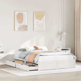 Bed Frame Without Mattress Small Double Solid Wood Pine