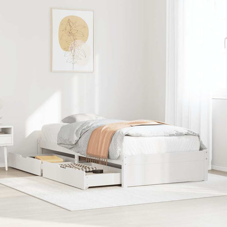 Bed Frame Without Mattress Small Double Solid Wood Pine