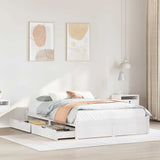 Bed Frame Without Mattress Small Double Solid Wood Pine