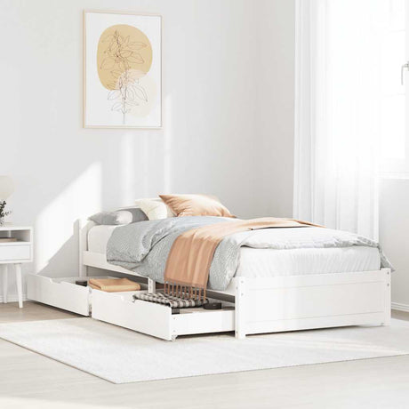 Bed Frame Without Mattress Small Single Solid Wood Pine
