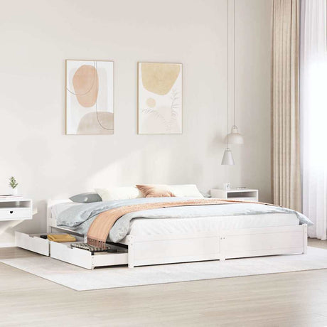 Bed Frame Without Mattress Small Single Solid Wood Pine