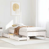 Bed Frame Without Mattress Solid Wood Pine