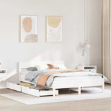 Bed Frame Without Mattress Solid Wood Pine
