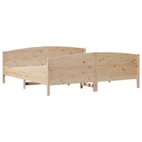 Bed Frame Without Mattress Solid Wood Pine