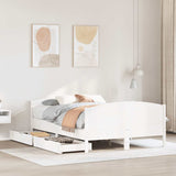 Bed Frame Without Mattress Solid Wood Pine
