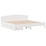 Bed Frame Without Mattress Super King Solid Wood Pine