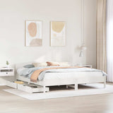 Bed Frame Without Mattress Super King Solid Wood Pine