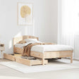 Bed Frame Without Mattress Super King Solid Wood Pine
