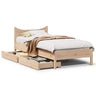 Bed Frame With Drawers Solid Wood Pine
