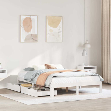 Bed Frame With Drawers Without Mattress Small Double