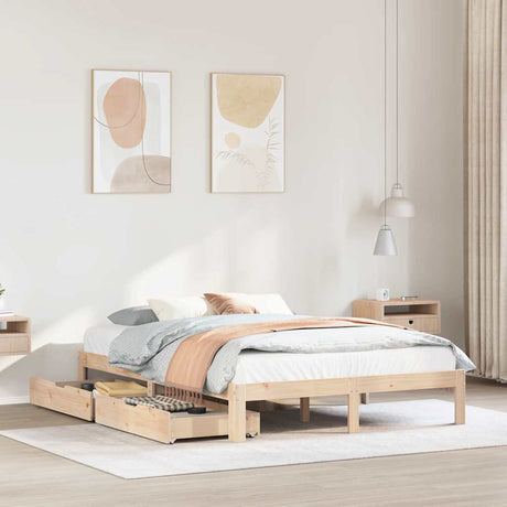 Bed Frame With Drawers Without Mattress Small Double