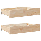 Bed Frame With Drawers Without Mattress Double