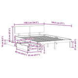 Bed Frame With Drawers Without Mattress Double