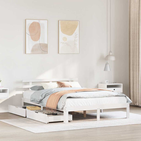 Bed Frame With Drawers Without Mattress