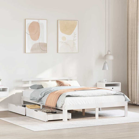 Bed Frame With Drawers Without Mattress