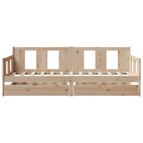 Daybed With Drawers Without Mattress Solid Wood