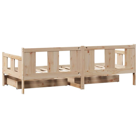 Daybed With Drawers Without Mattress Solid Wood