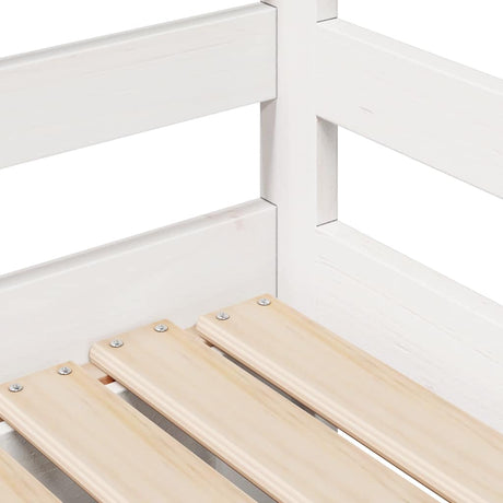Daybed With Trundle And Drawers Without Mattress White 90X190 Cm Single