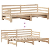 Daybed With Trundle And Drawers Without Mattress Single