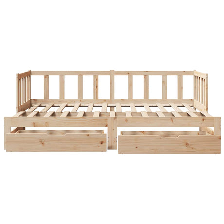 Daybed With Trundle And Drawers Without Mattress Single