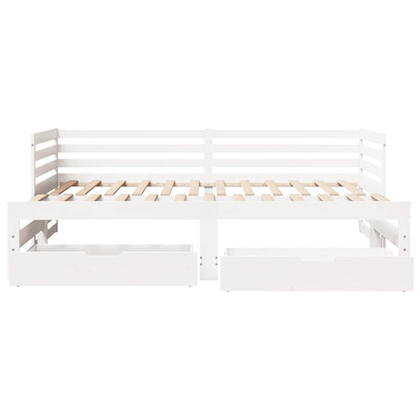 Daybed With Drawers Without Mattress Solid Wood